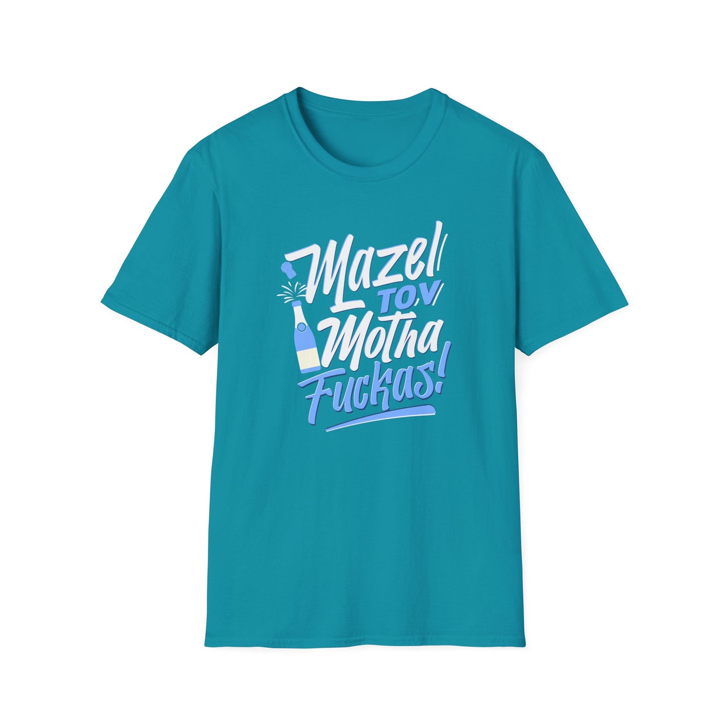 "Mazel Tov Motha Fuckas" Unisex Softstyle T-Shirt