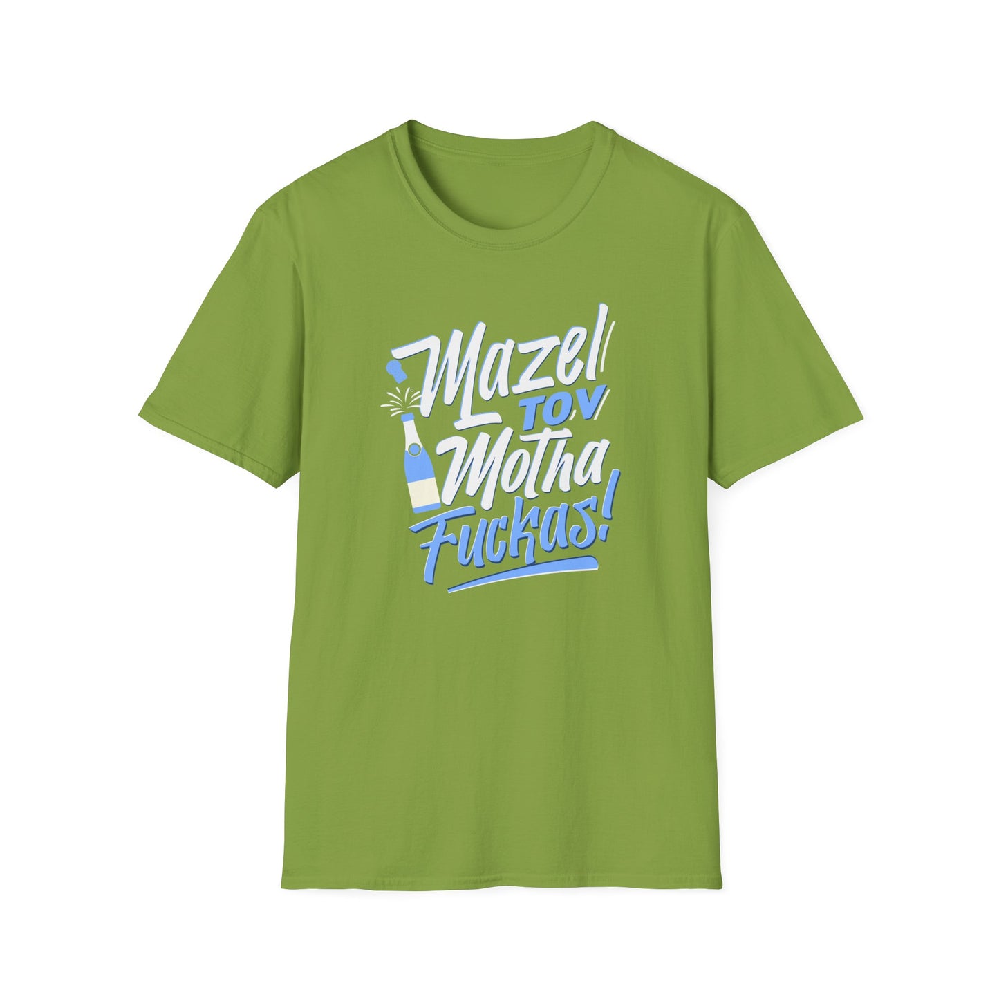 "Mazel Tov Motha Fuckas" Unisex Softstyle T-Shirt
