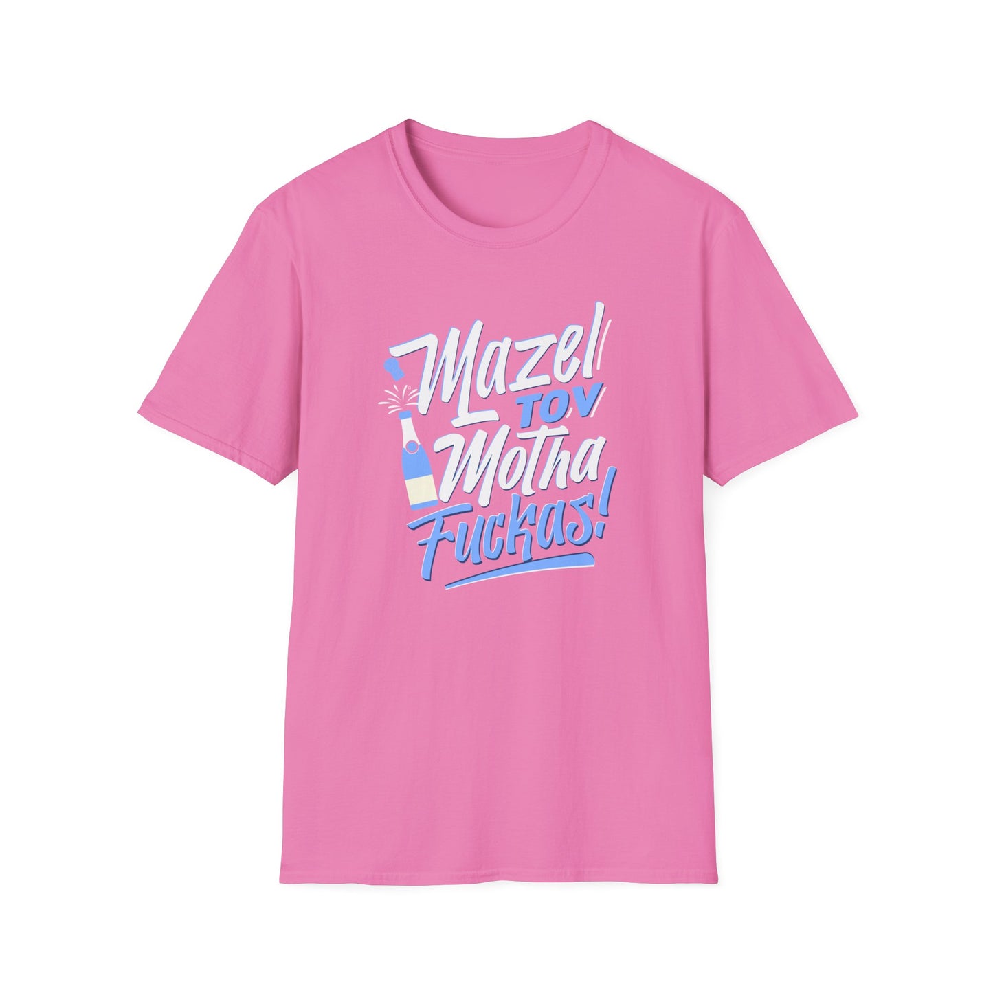 "Mazel Tov Motha Fuckas" Unisex Softstyle T-Shirt