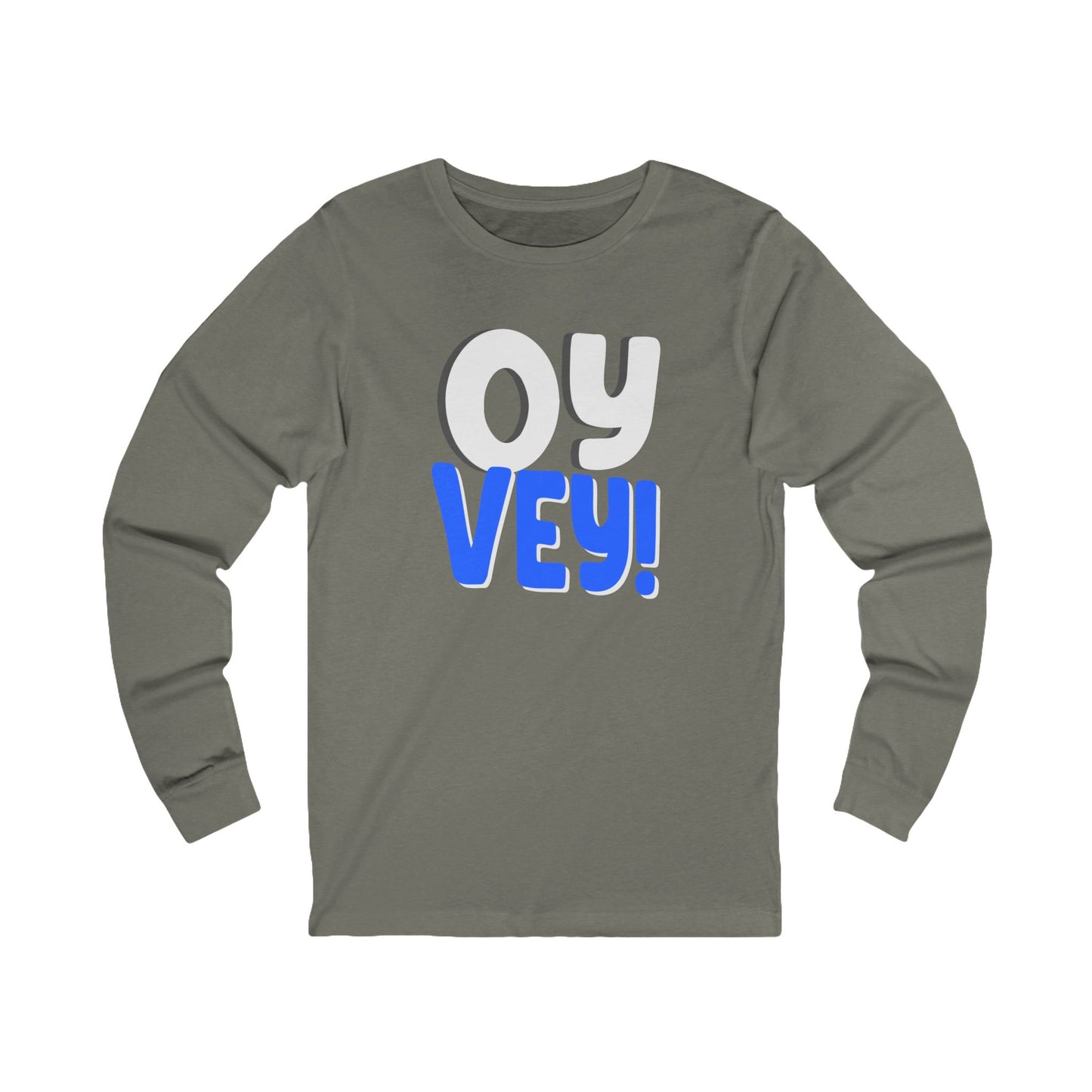 "OY VEY" Unisex Jersey Long Sleeve Tee