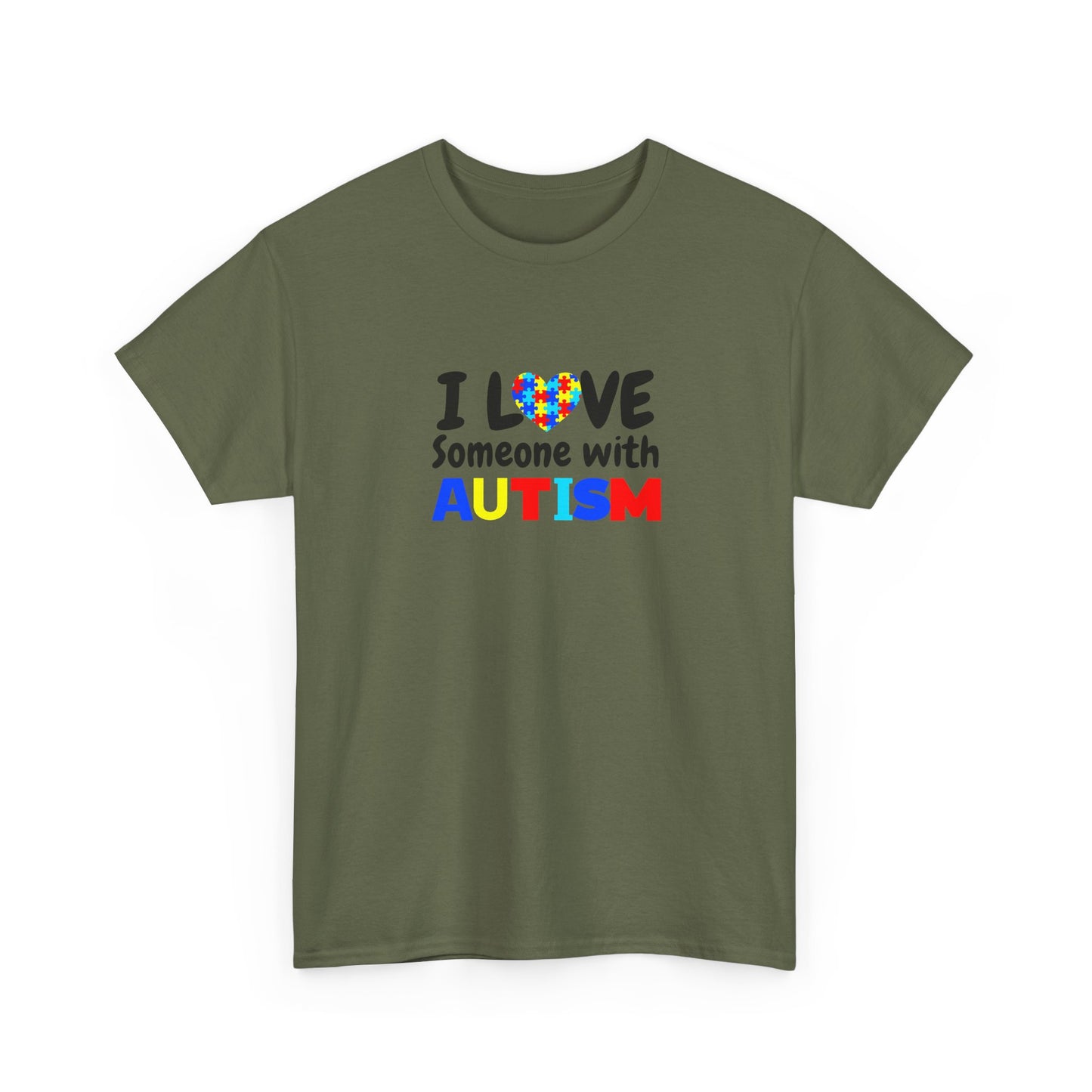 "I Love Someone With Autism" Autism Awareness T-Shirt