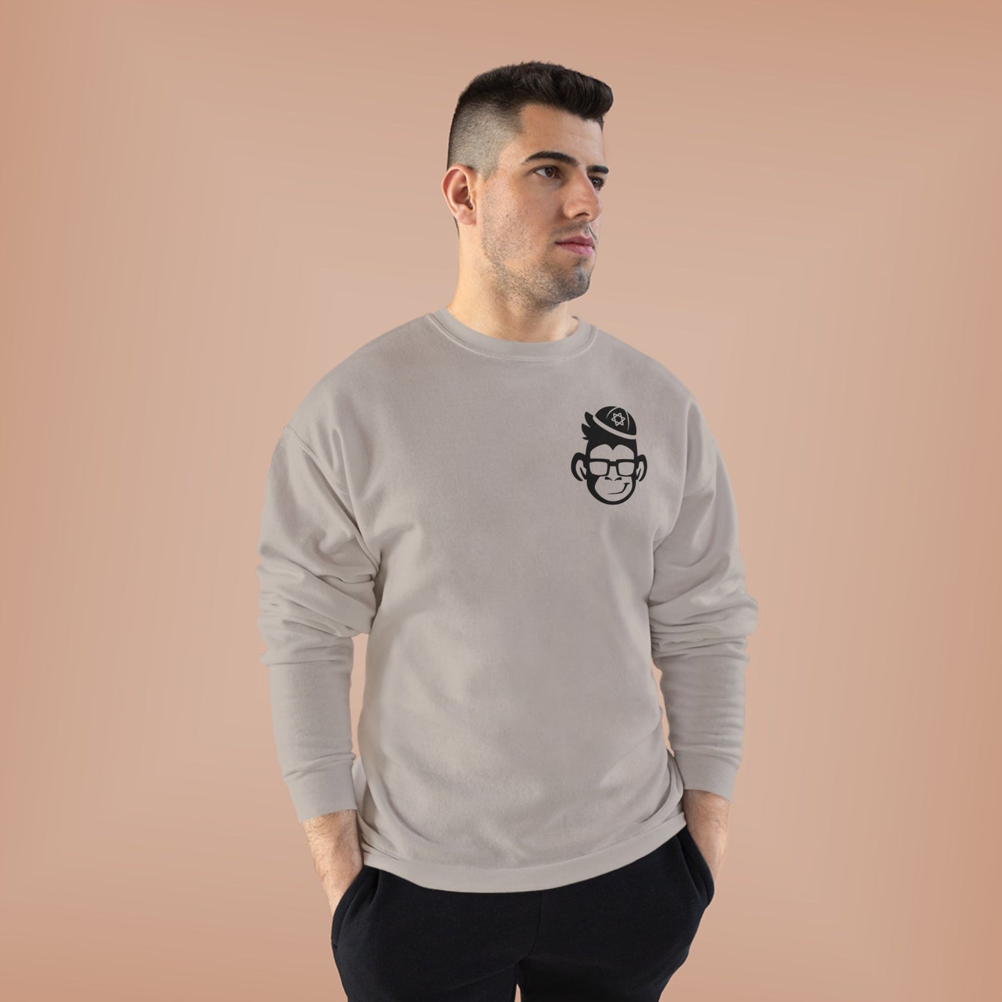 All For Jew Logo Unisex EcoSmart® Crewneck Sweatshirt