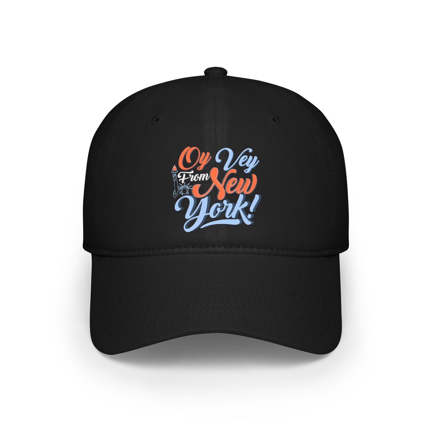 "OY VEY FROM NEW YORK" Low Profile Baseball Cap