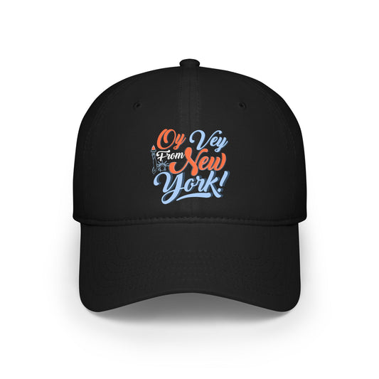 "OY VEY FROM NEW YORK" Low Profile Baseball Cap