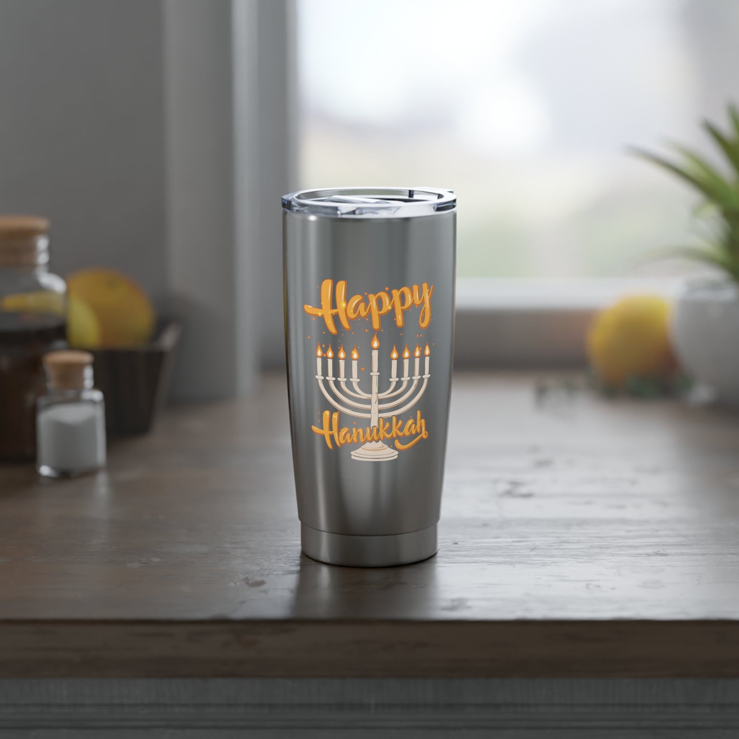 "Happy Hanukkah" 20oz Tumbler