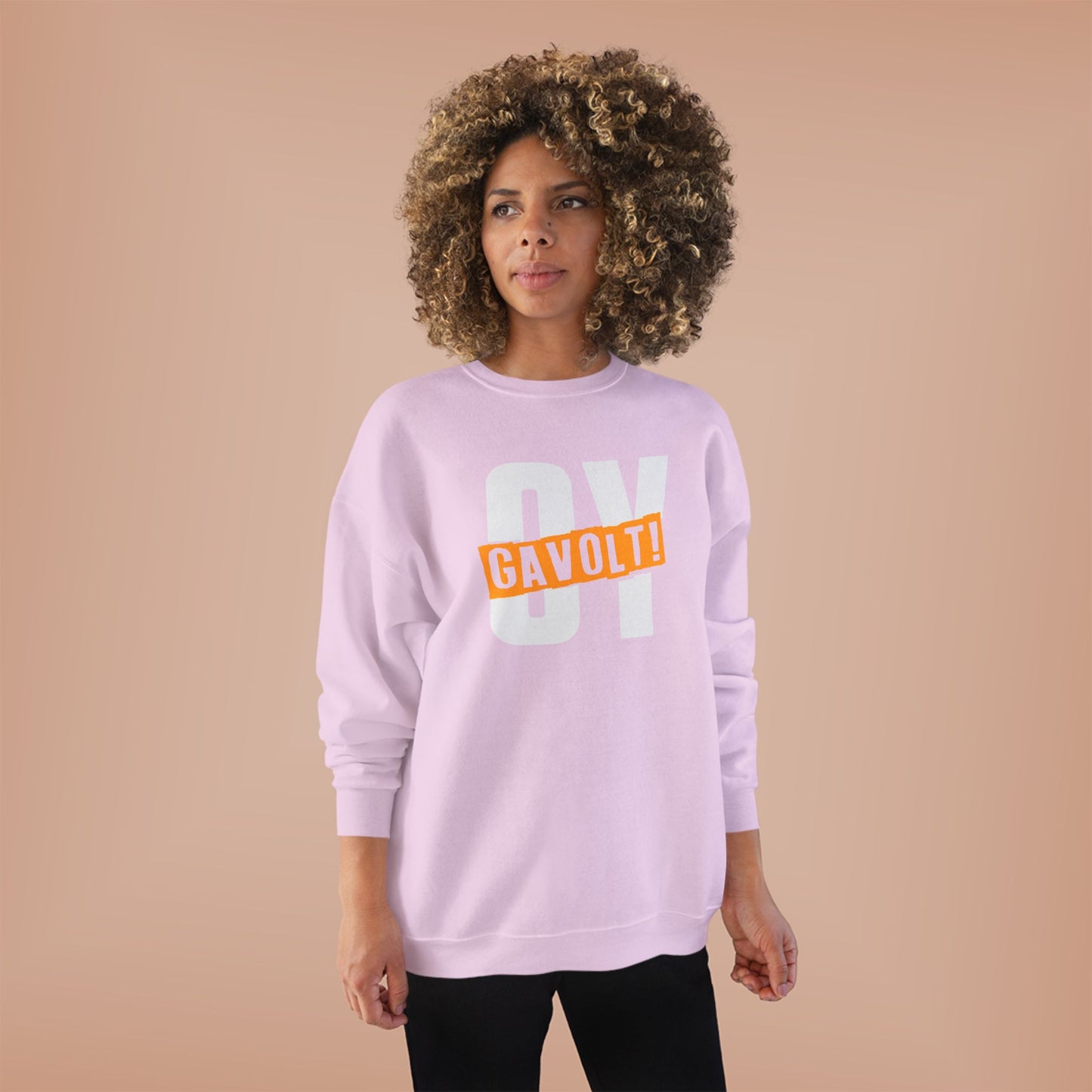 "OY GAVOLT" Unisex EcoSmart® Crewneck Sweatshirt