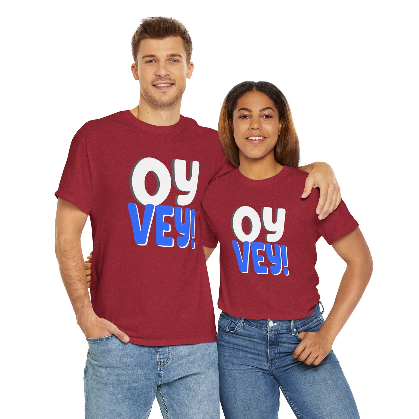 "OY VEY" Unisex Heavy Cotton Tee