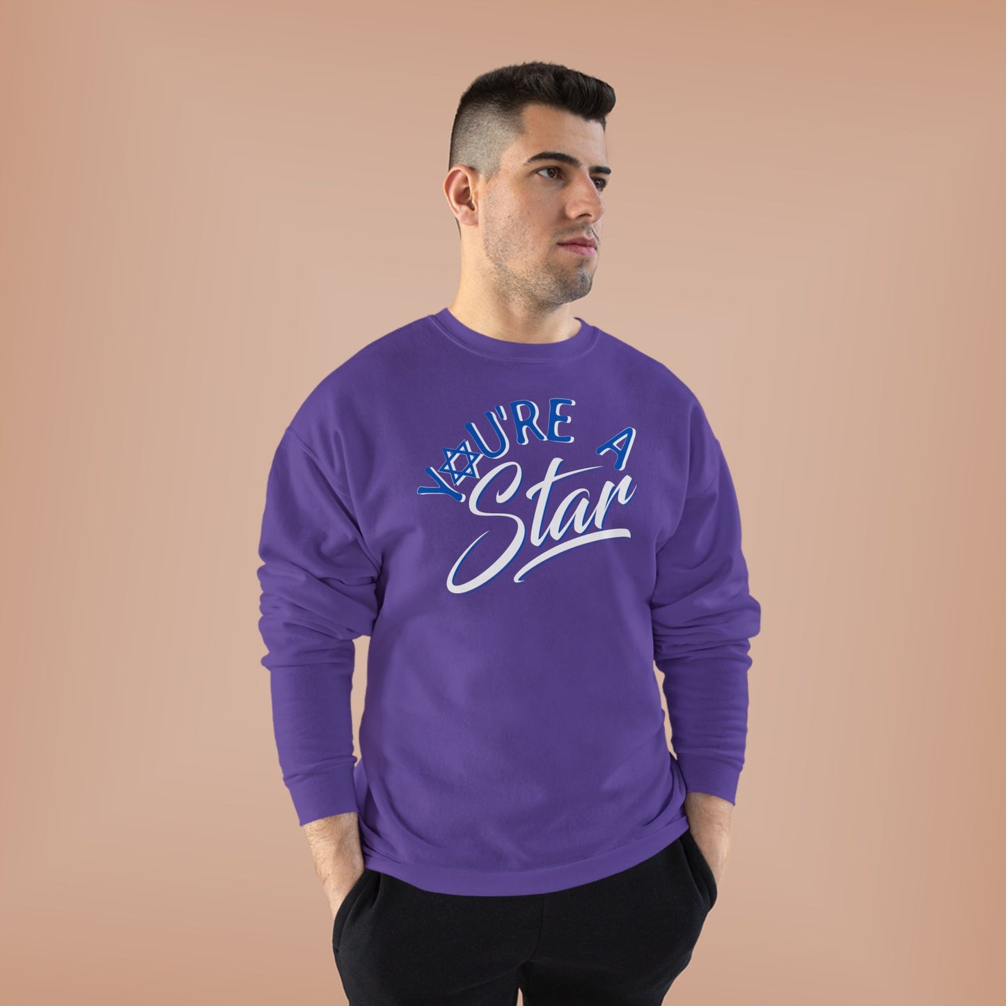 "YOU'RE A STAR" Unisex EcoSmart® Crewneck Sweatshirt