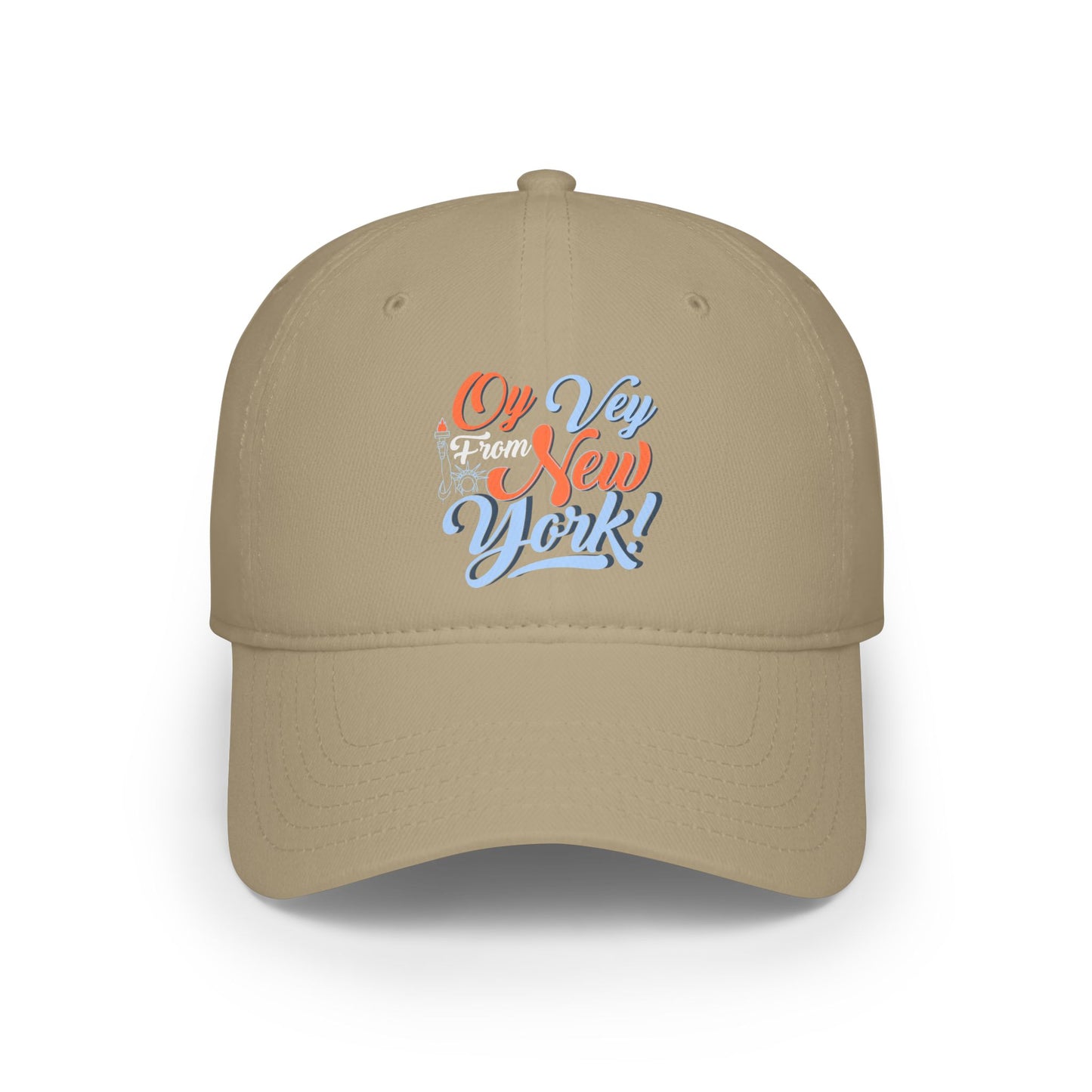 "OY VEY FROM NEW YORK" Low Profile Baseball Cap