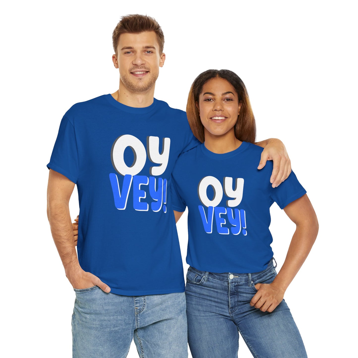 "OY VEY" Unisex Heavy Cotton Tee