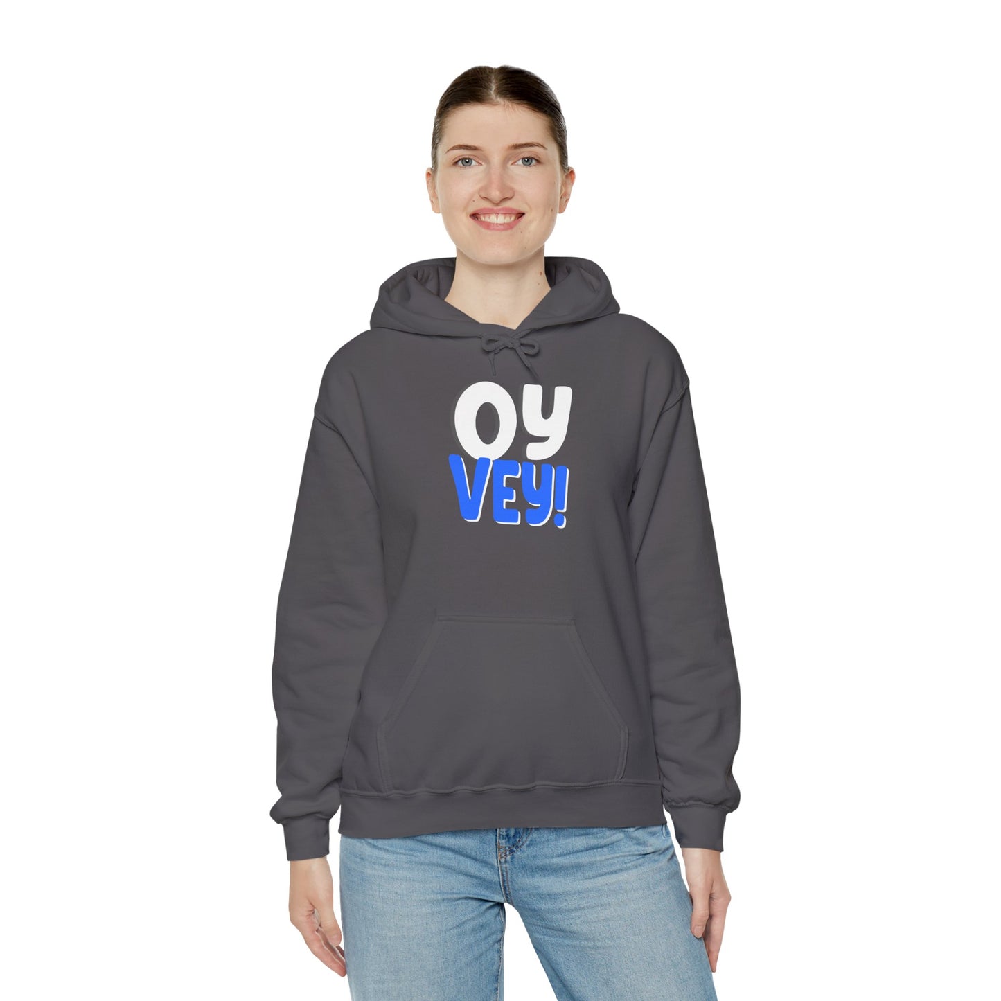 "OY VEY" Unisex Heavy Blend™ Hooded Sweatshirt