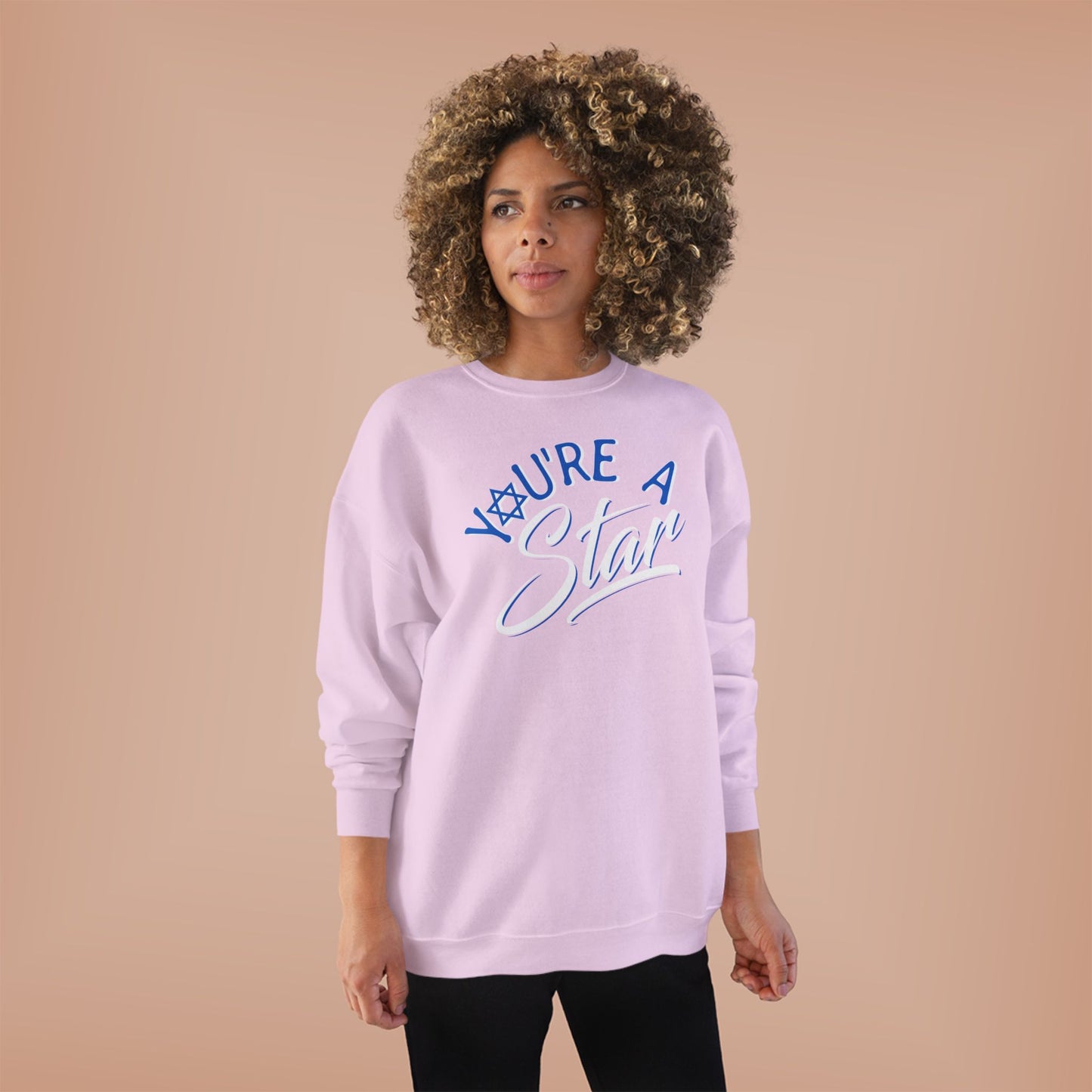 "YOU'RE A STAR" Unisex EcoSmart® Crewneck Sweatshirt