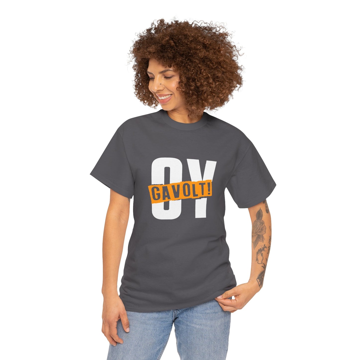 "OY GAVOLT" Unisex Heavy Cotton Tee