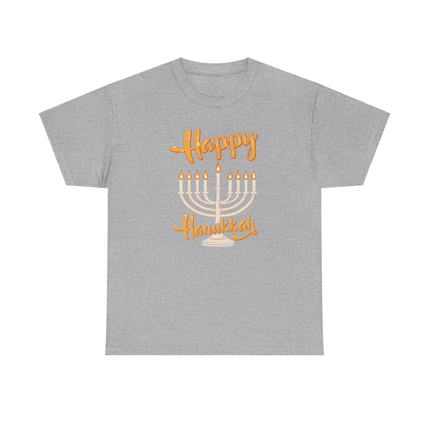 "Happy Hanukkah" Unisex Heavy Cotton Tee