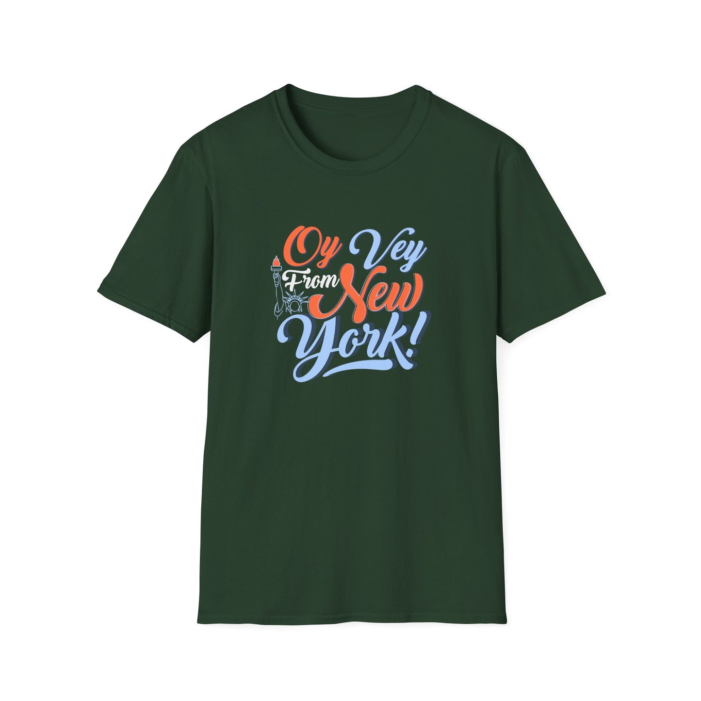 "OY VEY FROM NEW YORK" Unisex Softstyle T-Shirt