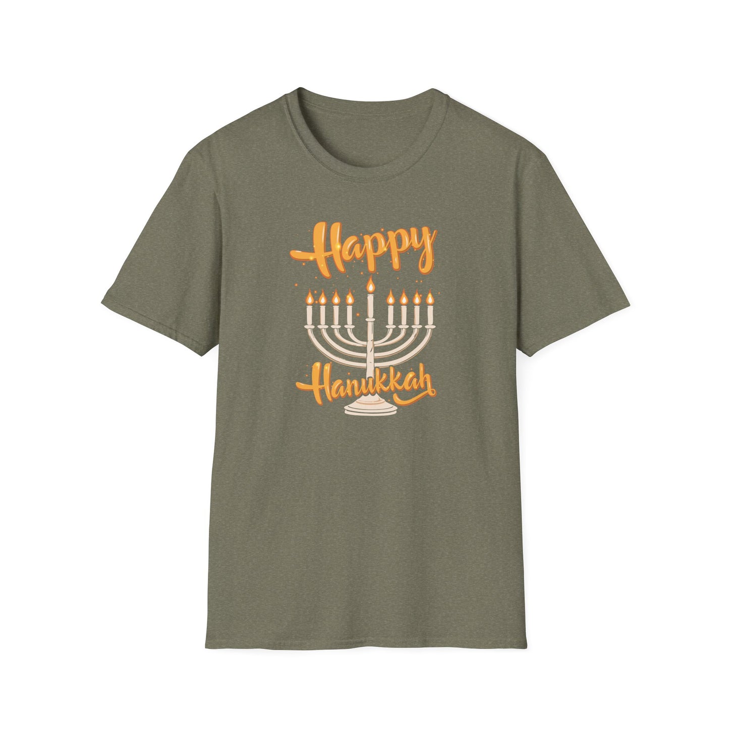 "Happy Hanukkah" Unisex Softstyle T-Shirt