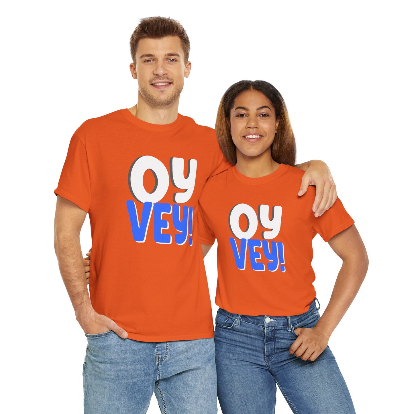 "OY VEY" Unisex Heavy Cotton Tee