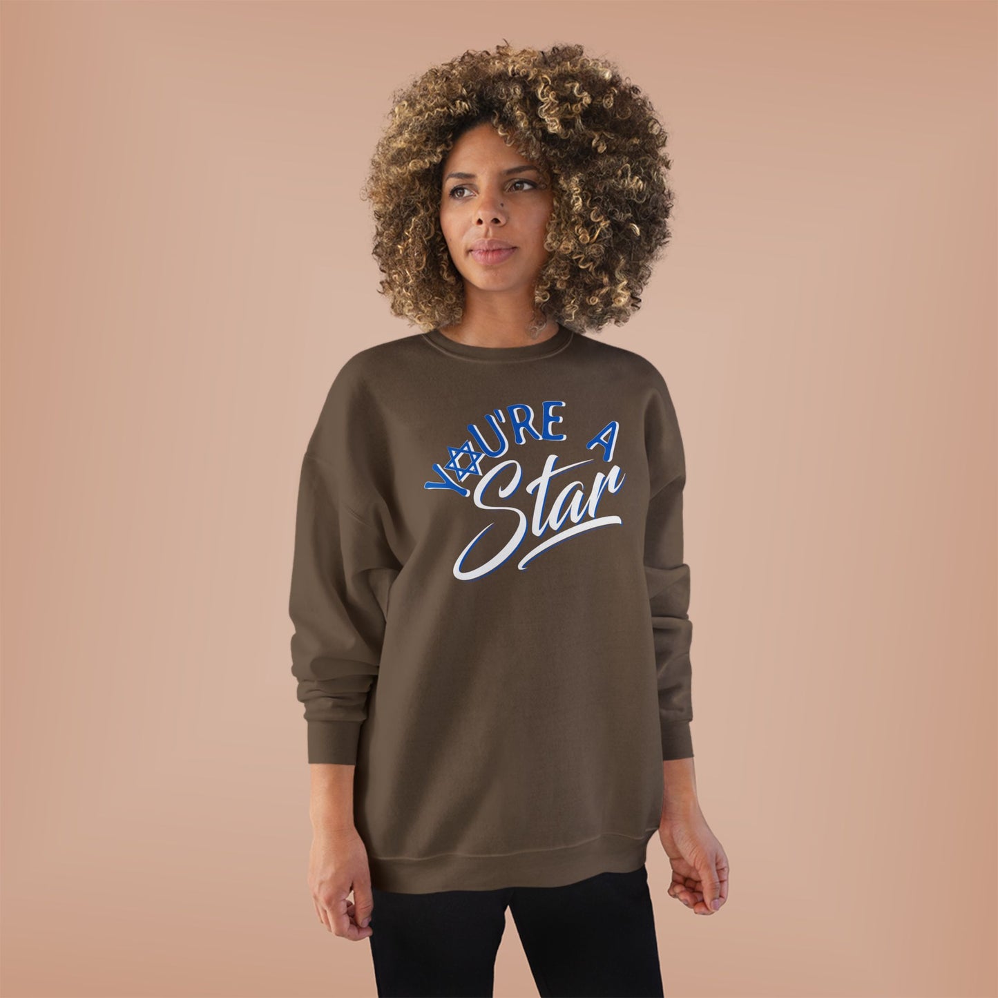 "YOU'RE A STAR" Unisex EcoSmart® Crewneck Sweatshirt