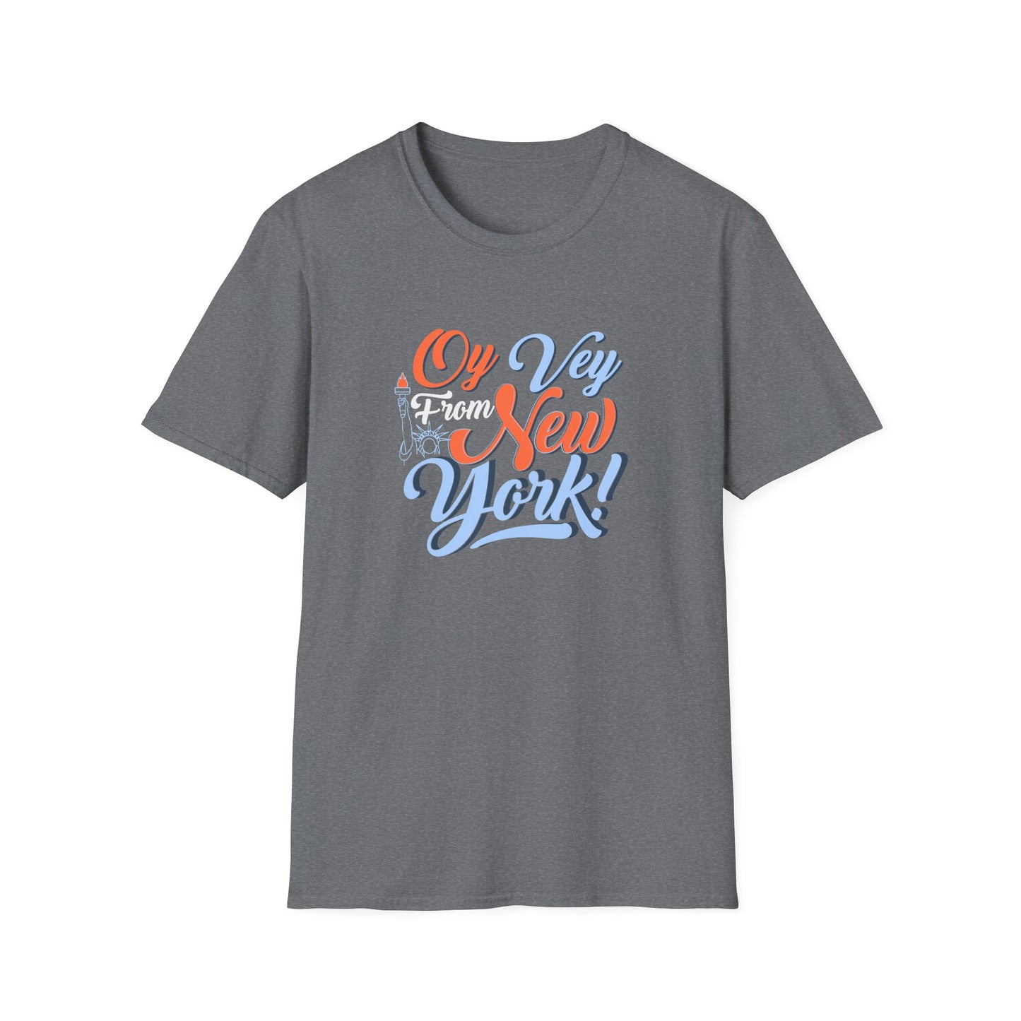 "OY VEY FROM NEW YORK" Unisex Softstyle T-Shirt