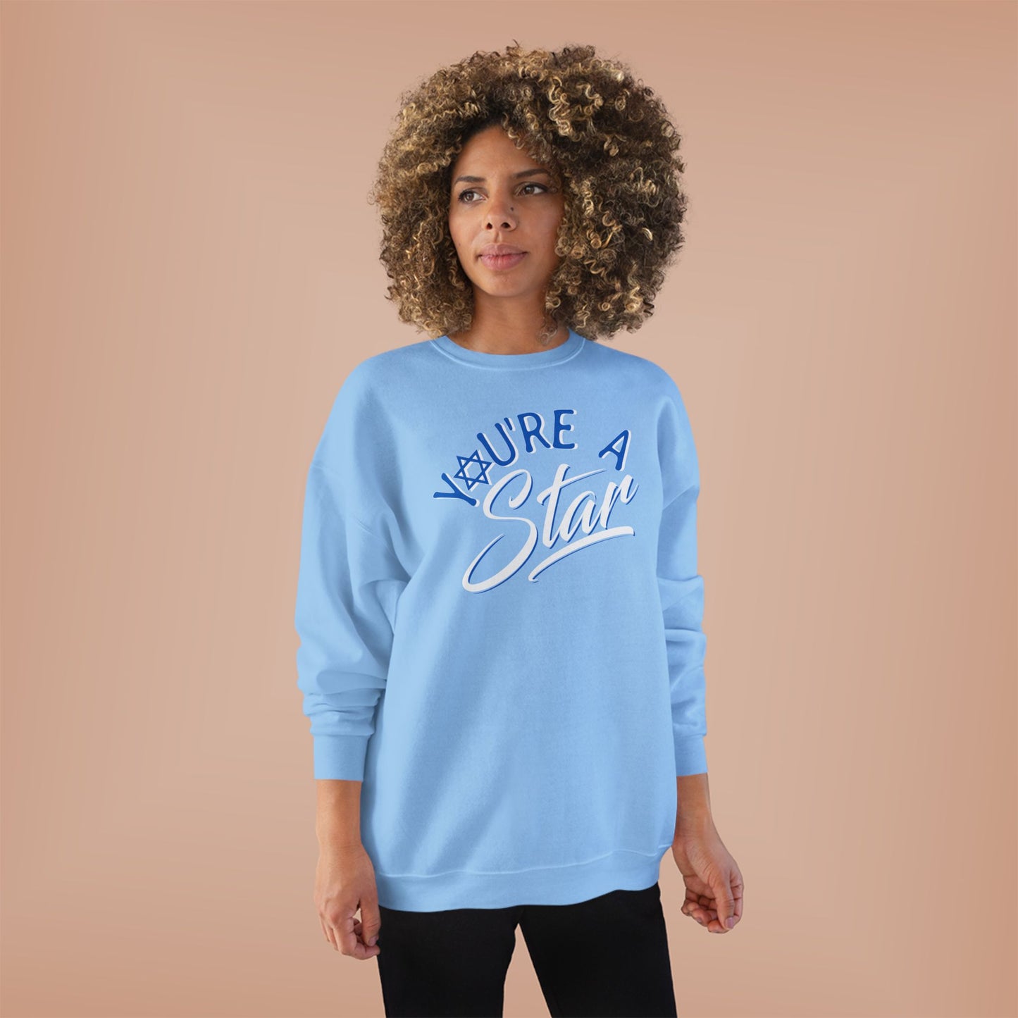 "YOU'RE A STAR" Unisex EcoSmart® Crewneck Sweatshirt