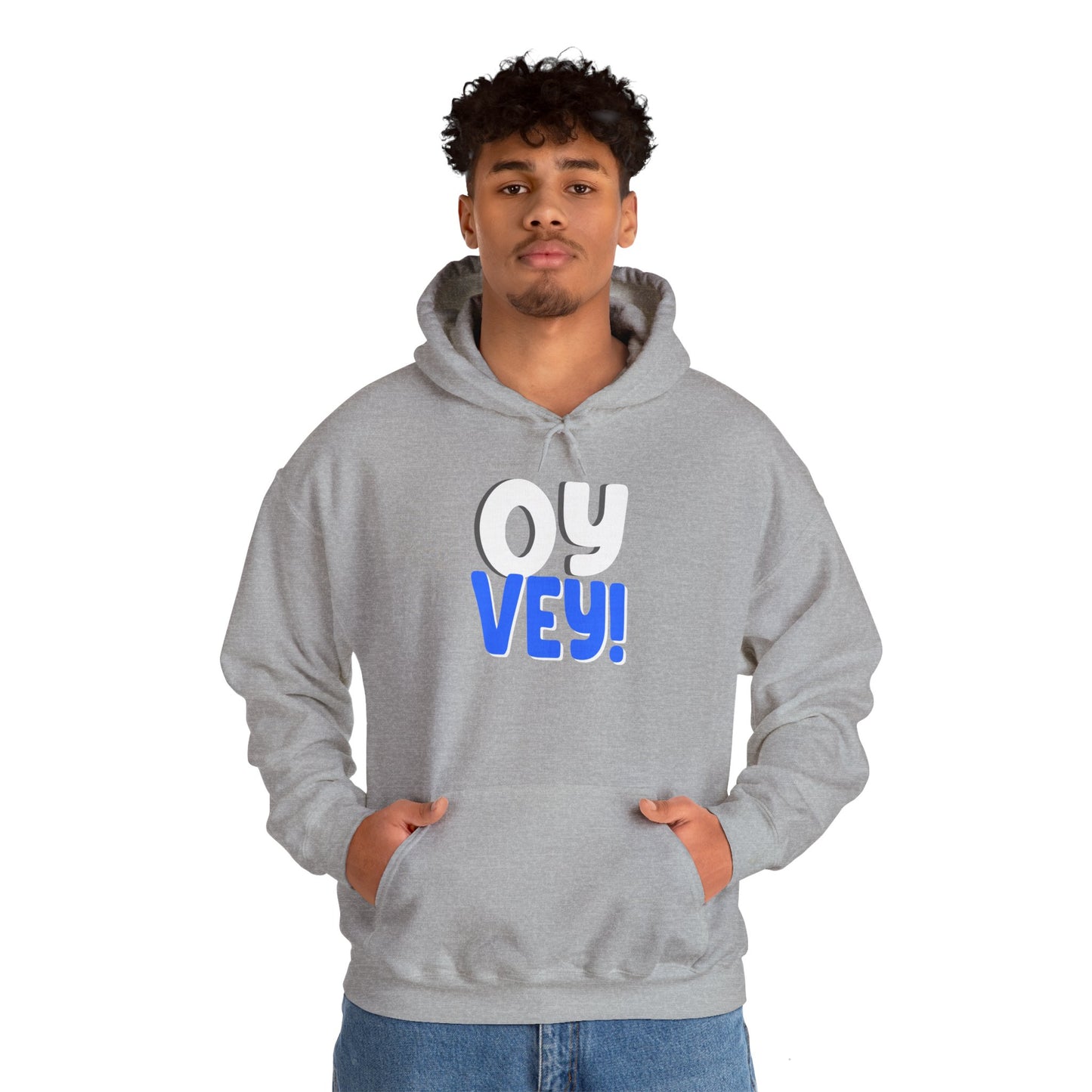 "OY VEY" Unisex Heavy Blend™ Hooded Sweatshirt