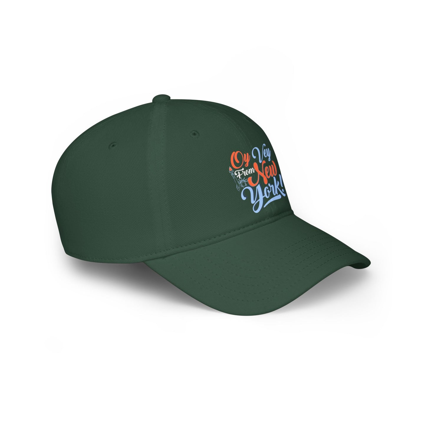 "OY VEY FROM NEW YORK" Low Profile Baseball Cap