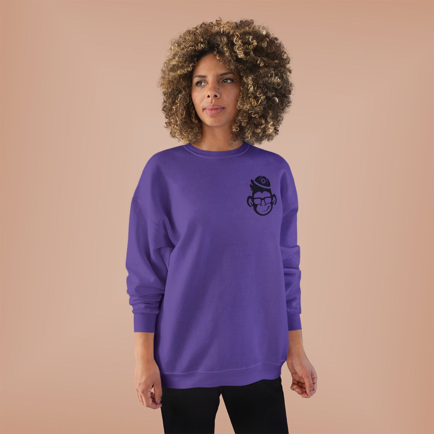 All For Jew Logo Unisex EcoSmart® Crewneck Sweatshirt