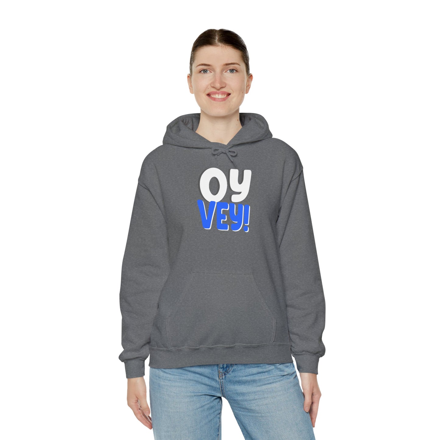 "OY VEY" Unisex Heavy Blend™ Hooded Sweatshirt