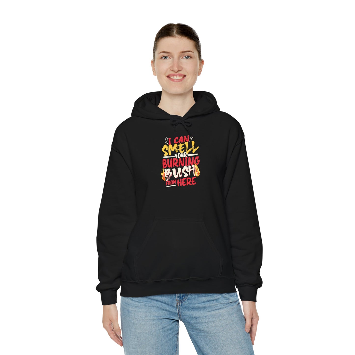 "I Can Smell Your Burning Bush" Unisex Heavy Blend™ Hooded Sweatshirt