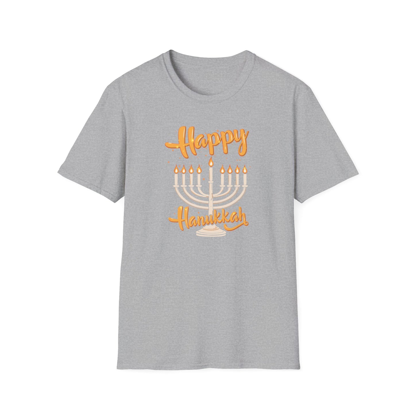 "Happy Hanukkah" Unisex Softstyle T-Shirt