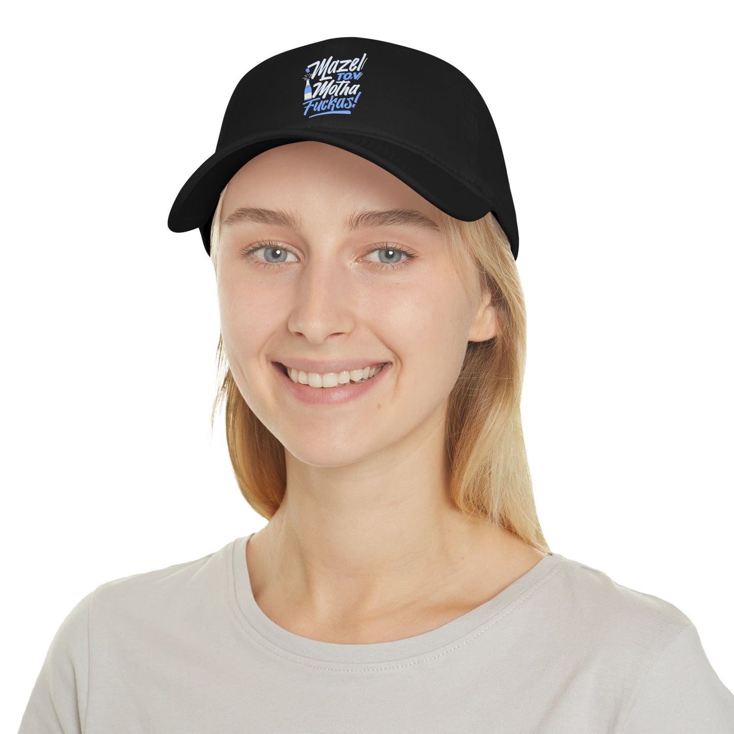 "Mazel Tov Motha Fuckas" Low Profile Baseball Cap