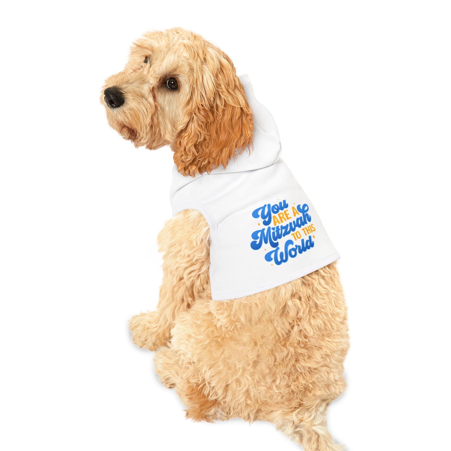 "YOU ARE A MITZVAH TO THIS WORLD" Pet Hoodie