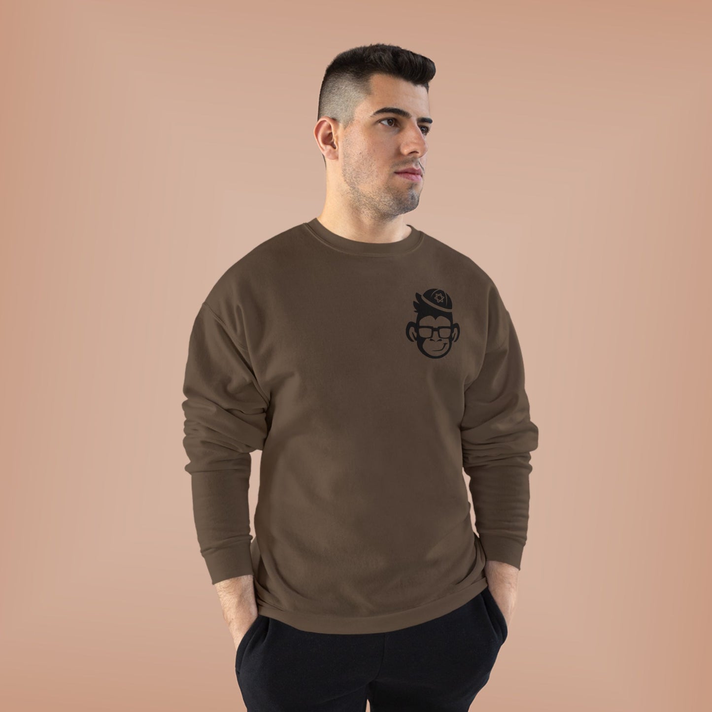 All For Jew Logo Unisex EcoSmart® Crewneck Sweatshirt