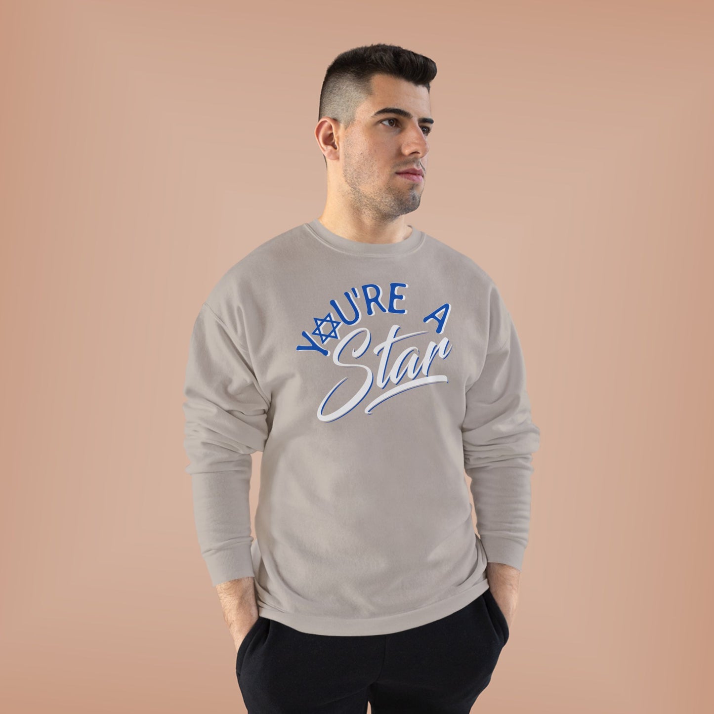 "YOU'RE A STAR" Unisex EcoSmart® Crewneck Sweatshirt