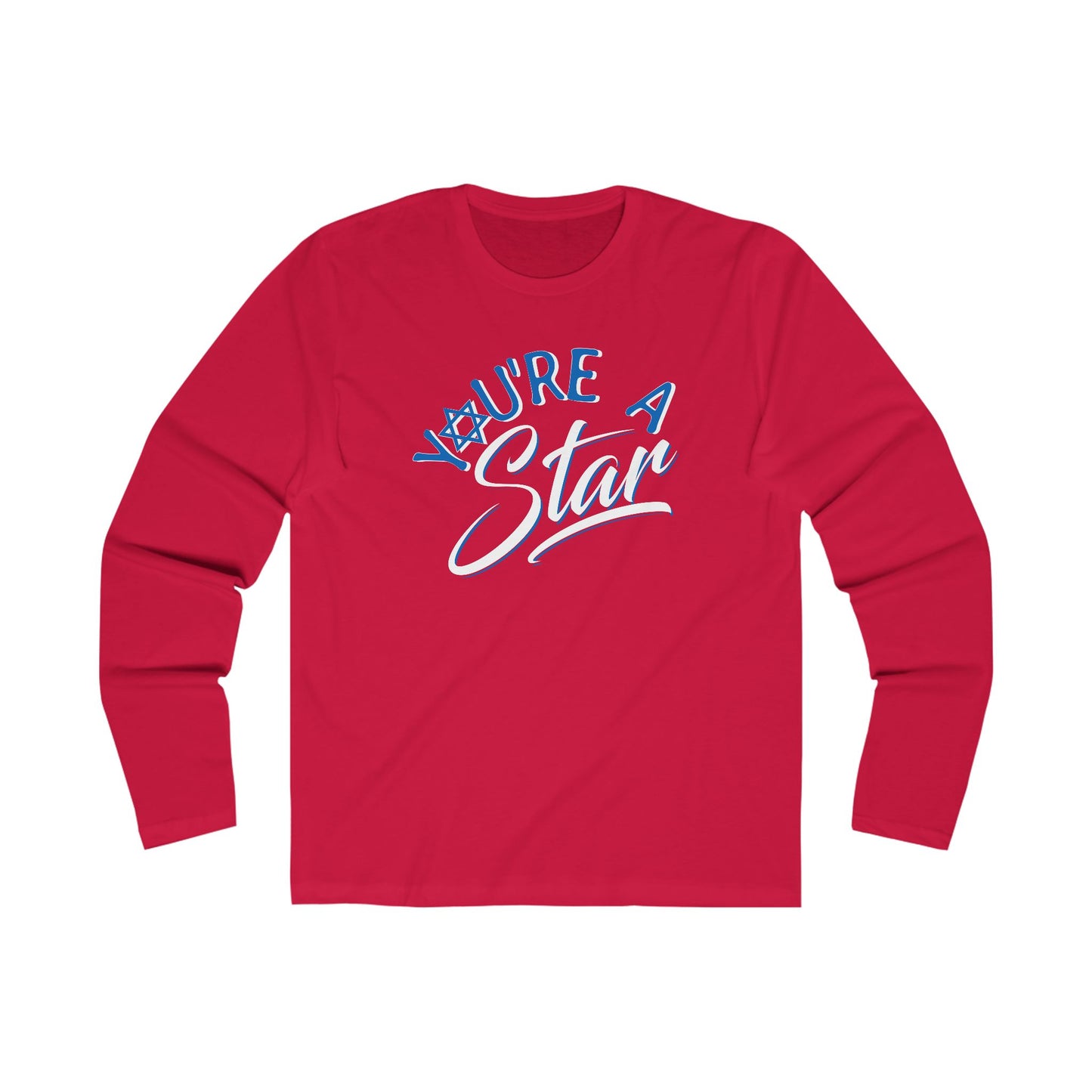 "YOU'RE A STAR" Men's Long Sleeve Crew Tee