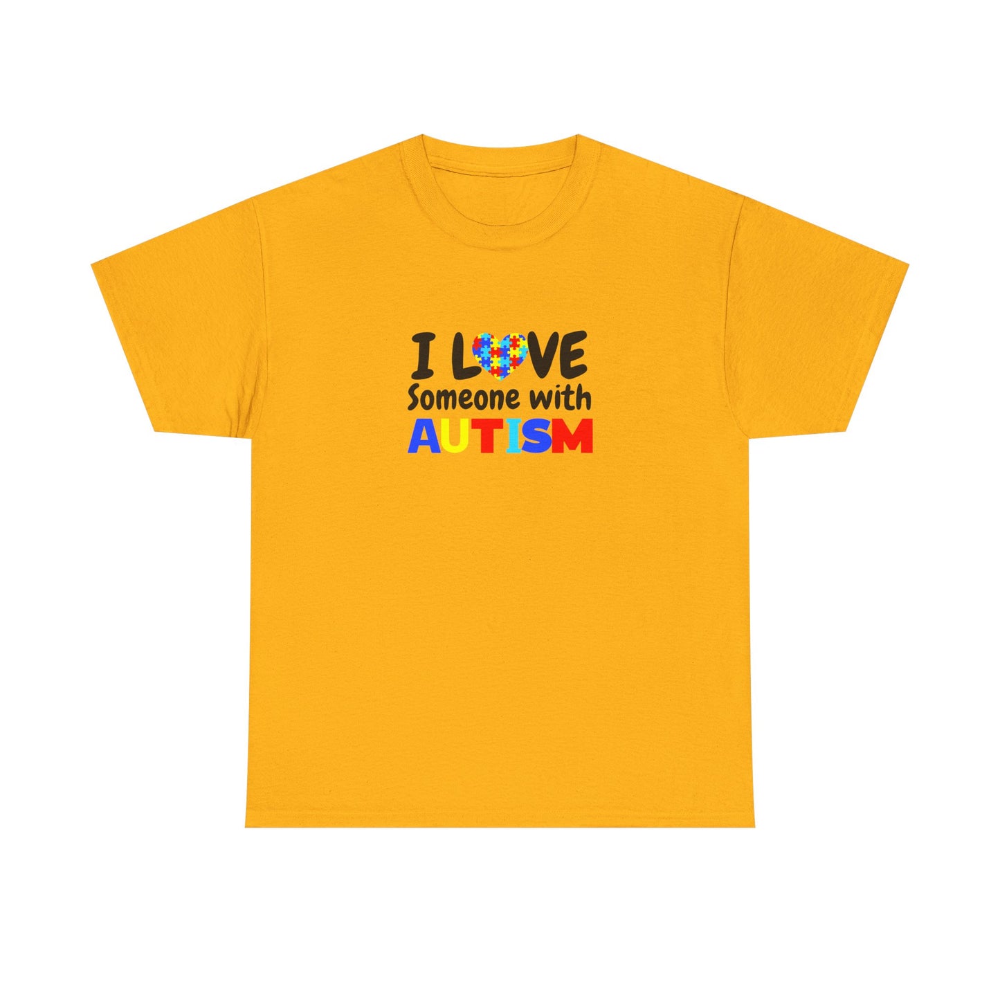 "I Love Someone With Autism" Autism Awareness T-Shirt