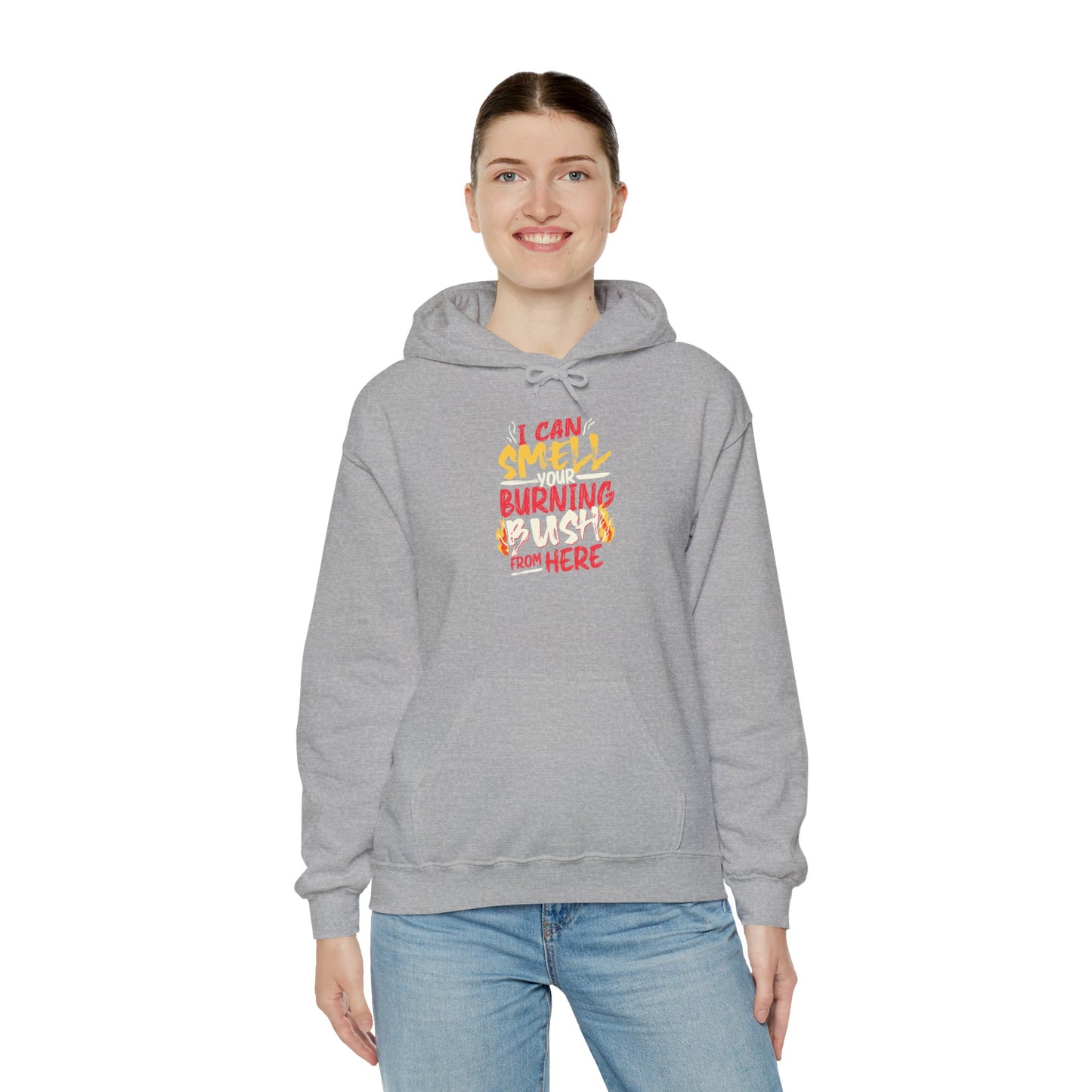 "I Can Smell Your Burning Bush" Unisex Heavy Blend™ Hooded Sweatshirt