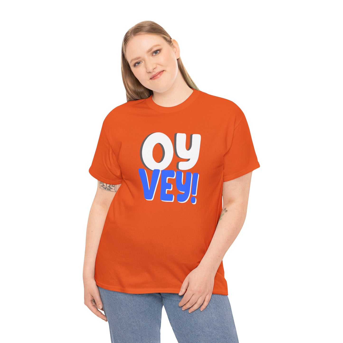 "OY VEY" Unisex Heavy Cotton Tee