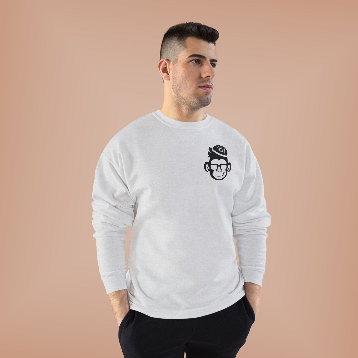 All For Jew Logo Unisex EcoSmart® Crewneck Sweatshirt