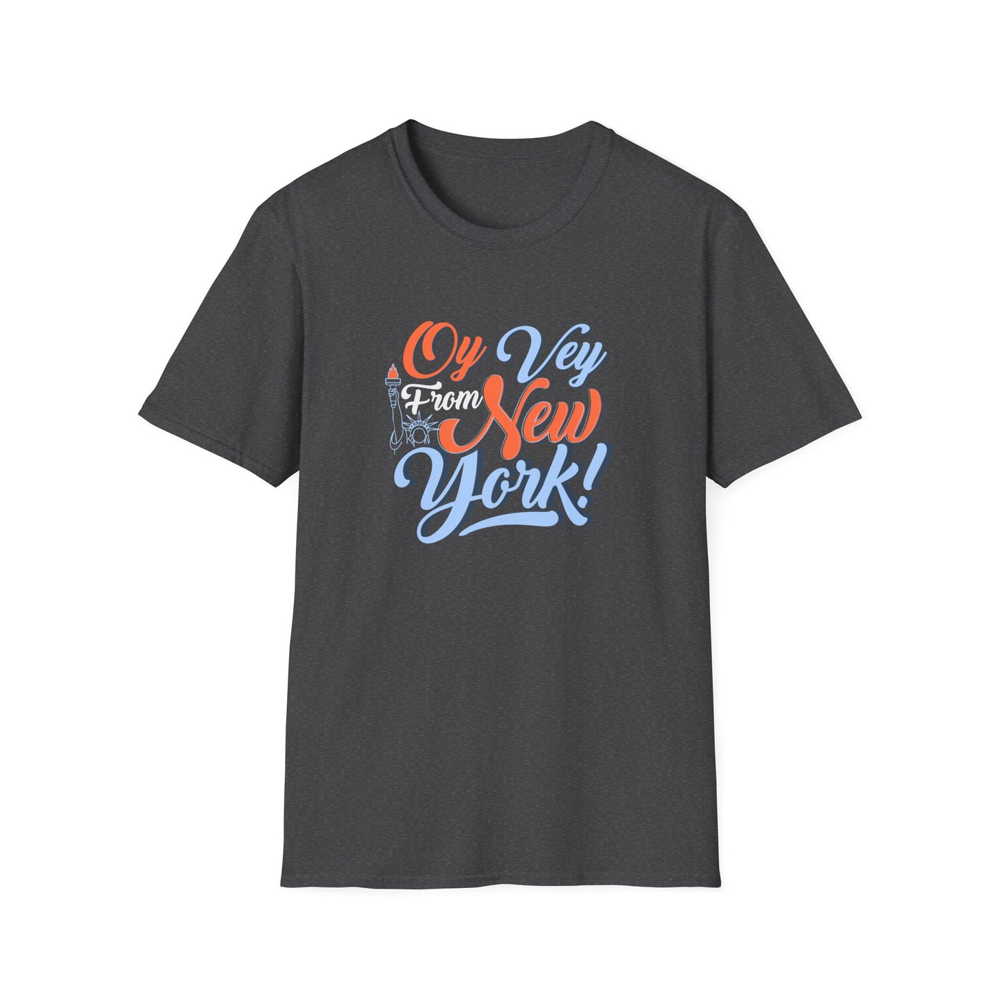 "OY VEY FROM NEW YORK" Unisex Softstyle T-Shirt