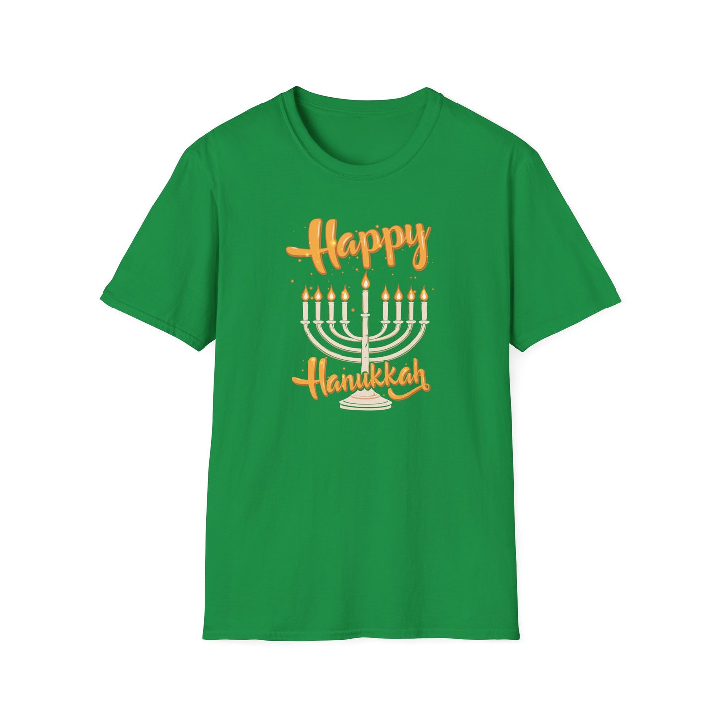 "Happy Hanukkah" Unisex Softstyle T-Shirt