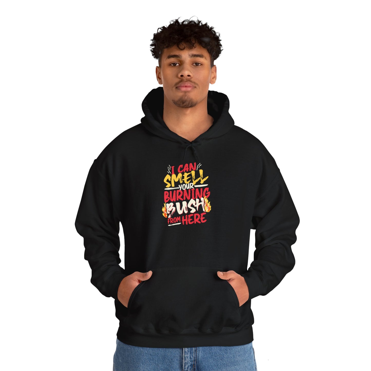 "I Can Smell Your Burning Bush" Unisex Heavy Blend™ Hooded Sweatshirt