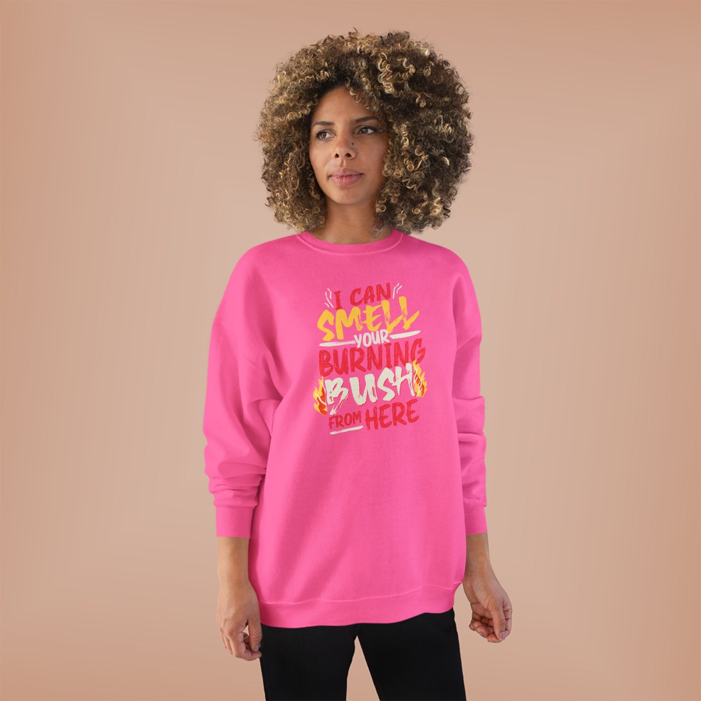 "I Can Smell Your Burning Bush" Unisex EcoSmart® Crewneck Sweatshirt