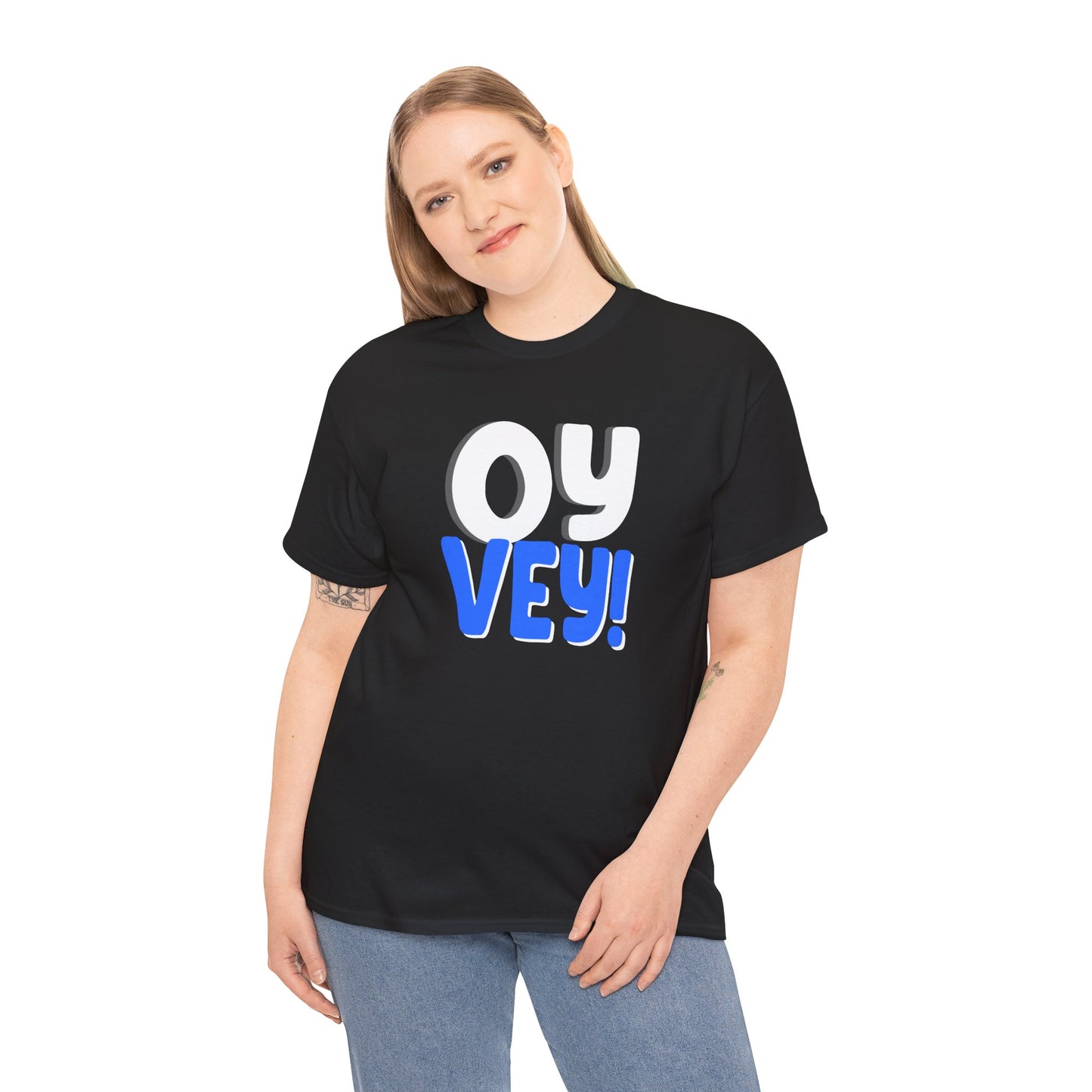 "OY VEY" Unisex Heavy Cotton Tee