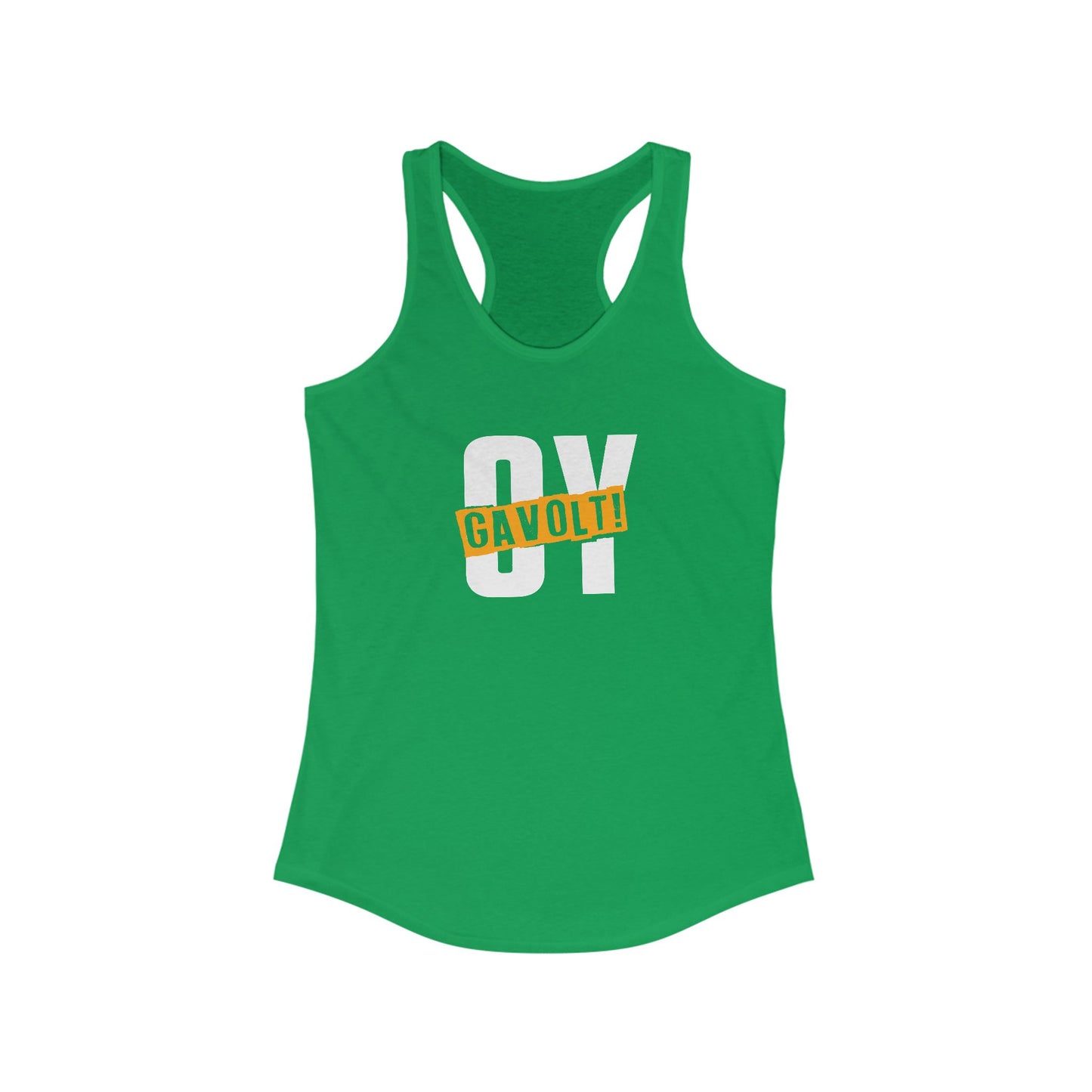 "OY GAVOLT" Women's Ideal Racerback Tank