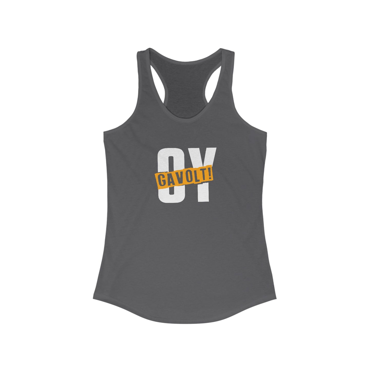 "OY GAVOLT" Women's Ideal Racerback Tank