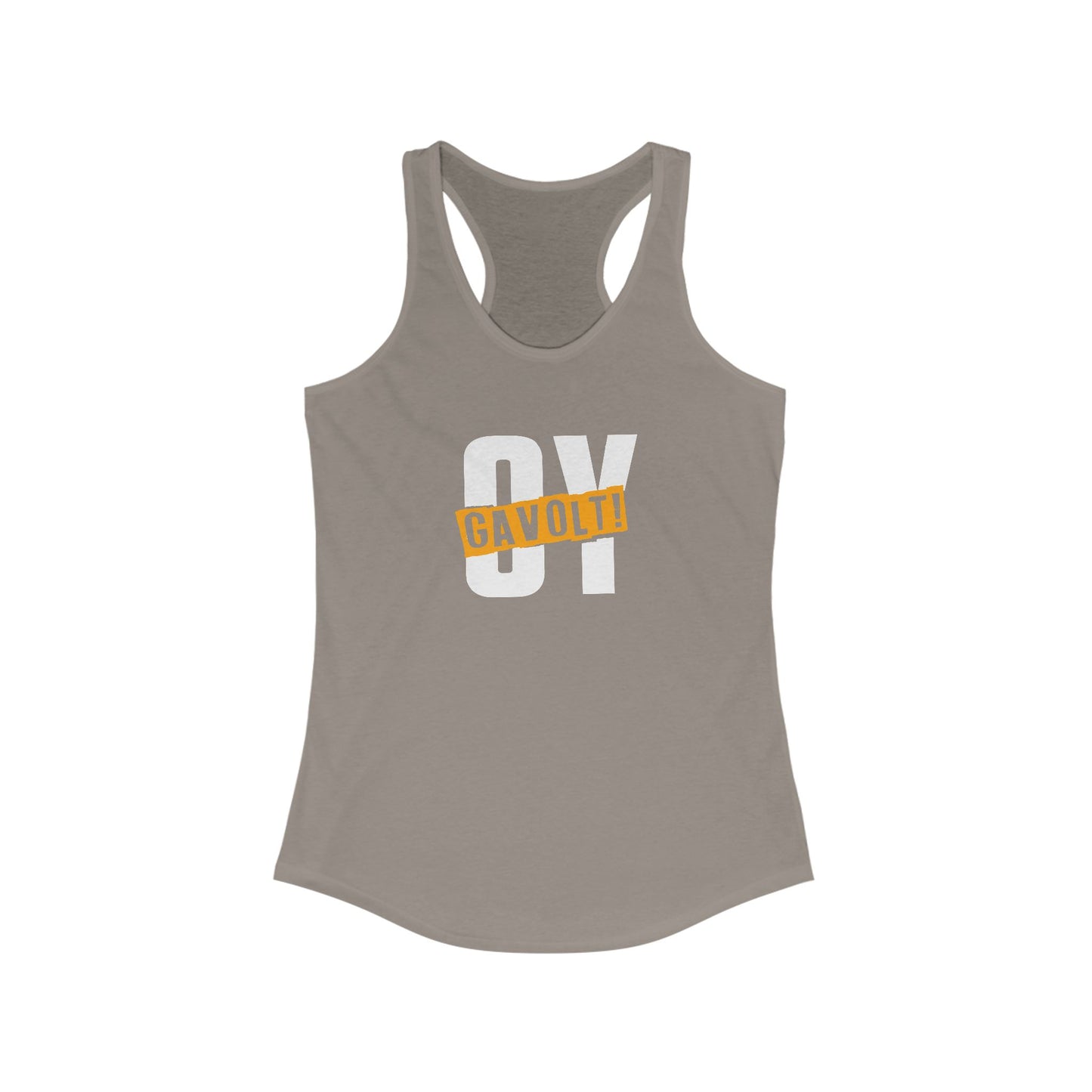 "OY GAVOLT" Women's Ideal Racerback Tank