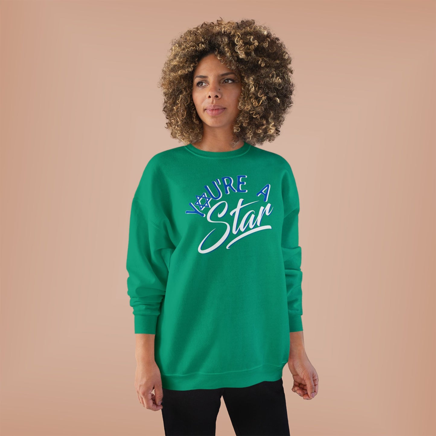 "YOU'RE A STAR" Unisex EcoSmart® Crewneck Sweatshirt