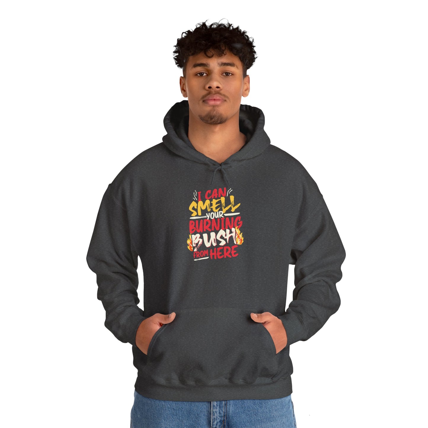 "I Can Smell Your Burning Bush" Unisex Heavy Blend™ Hooded Sweatshirt