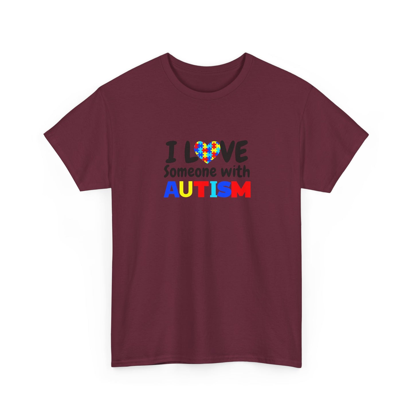 "I Love Someone With Autism" Autism Awareness T-Shirt